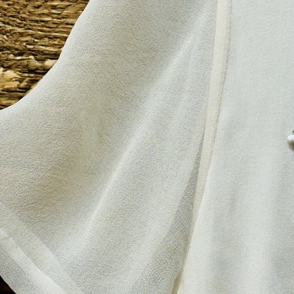 3.1 Phillip Lim Embellished Sheer Silk Top - Size 8 - Picture 5 of 9